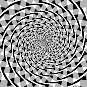 false spiral or twisted cord illusion